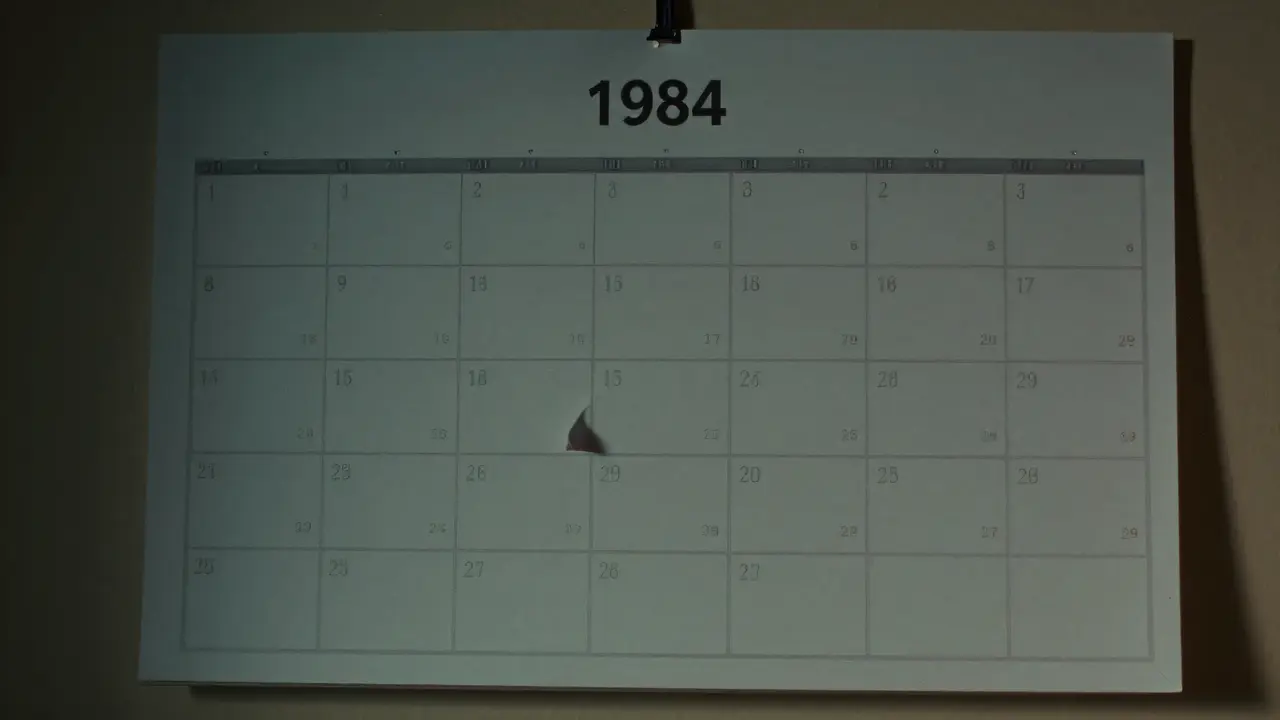 1984 年一整年，沒有任何一起案子；1985 年上半年，也沒有。