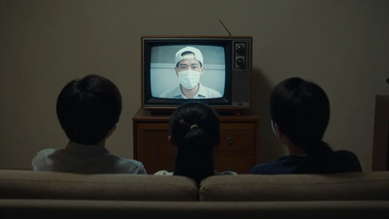 銀行的閉路電視拍到了搶匪，畫面在電視上反覆播出，幾乎每個台灣人都看過那個戴帽子和口罩的身影，卻沒有人說得出口罩後面是誰。